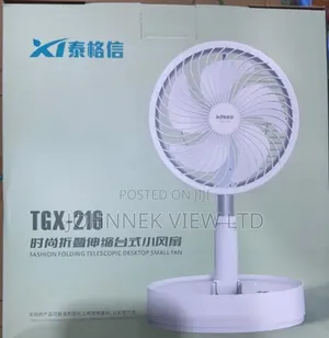 Rechargeable Solar Table Fan