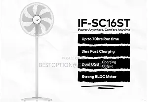 Itel Solar Rechargeable 16 Fan