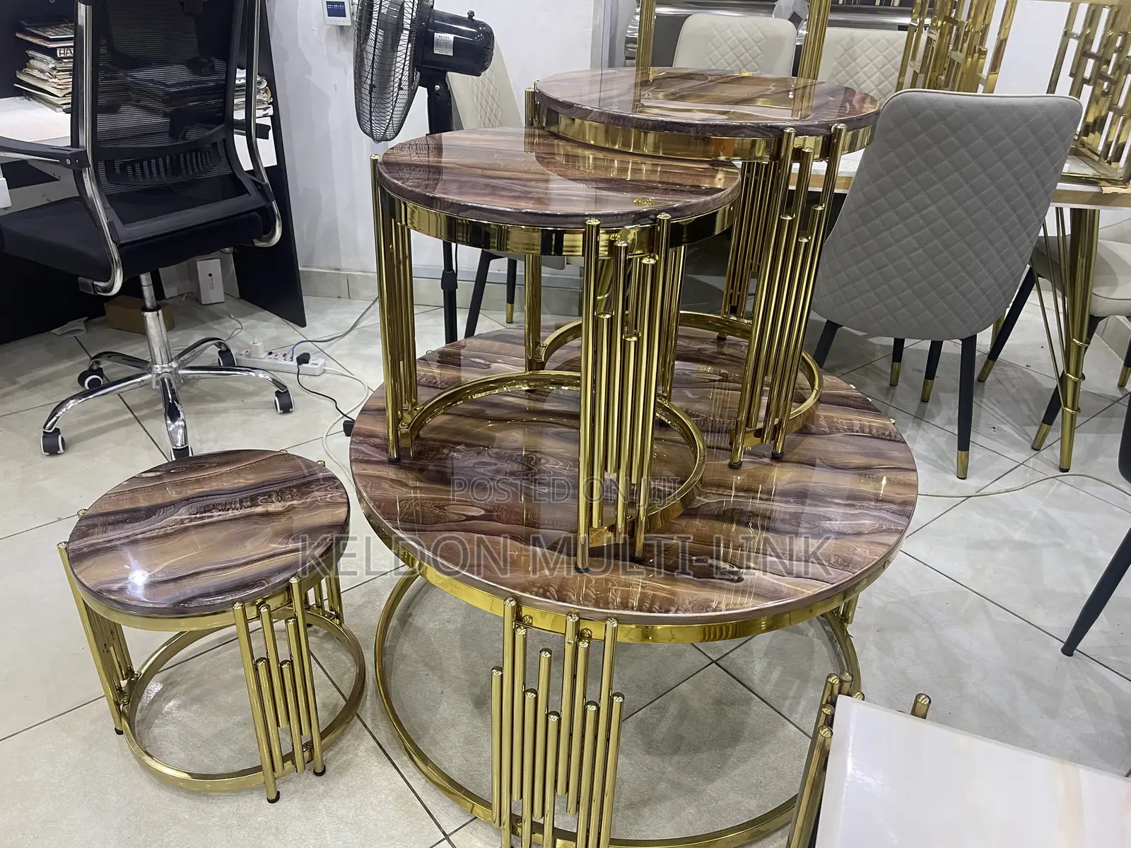 Centre Table With Bar Stool