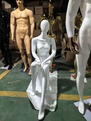 Sitting Female Foreign Mannequin