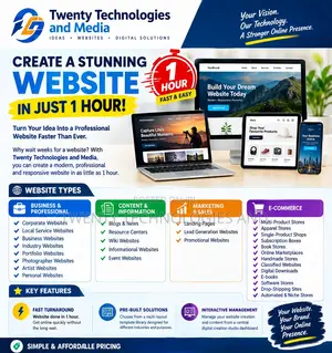 Website Creation in 1 Hour
