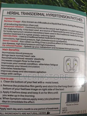 Hypertension Patch