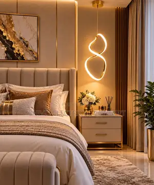 Luxury LED Dropping Pendant Chandelier
