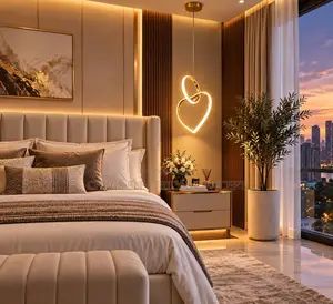 Luxury LED Dropping Pendant Chandelier
