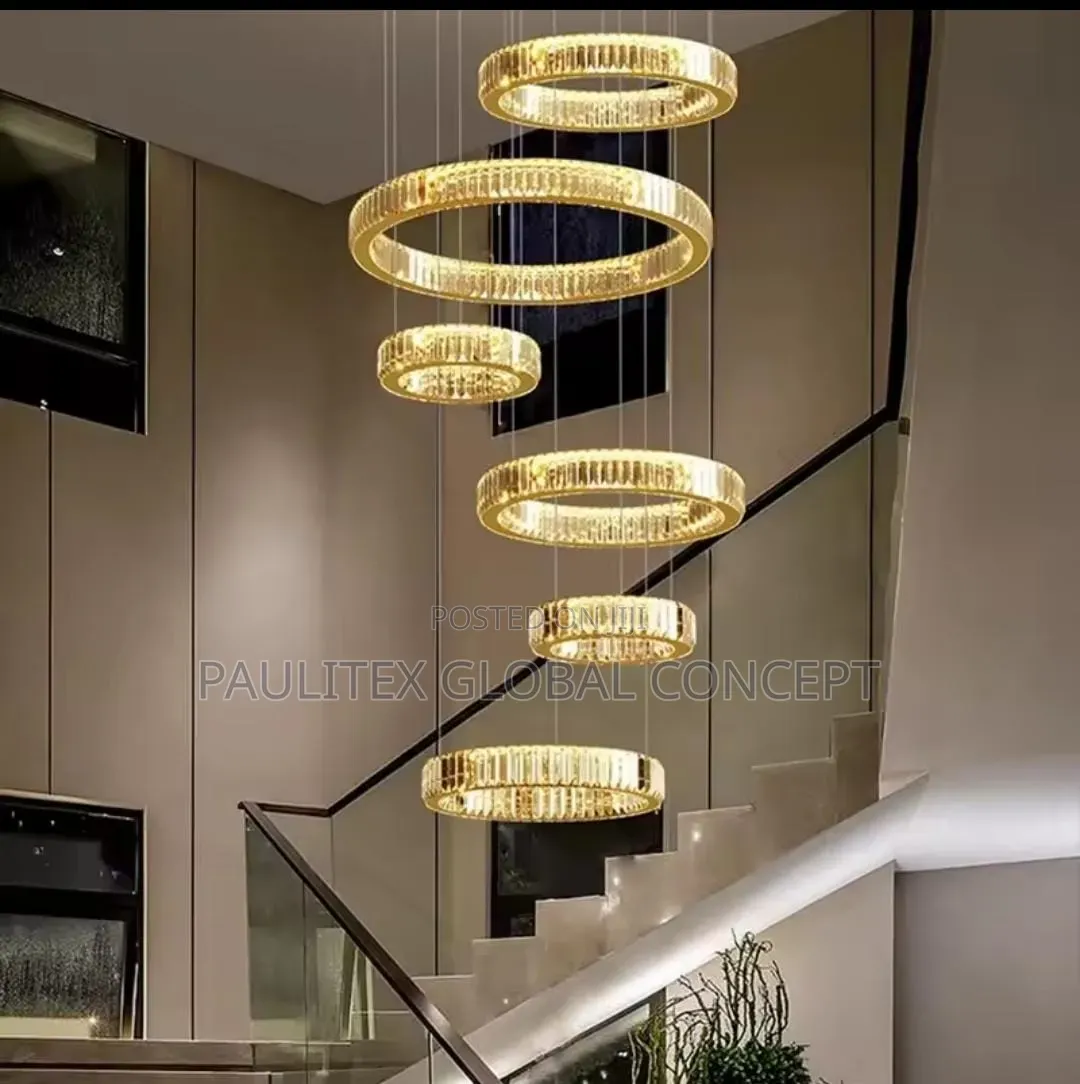 Cascading Multi-Ring Crystal LED