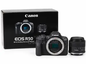 EOS R50 Canon Camera for Taking Pictures and Video Recording.