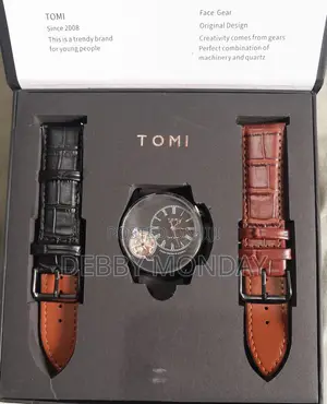 Tomi Face Gear Men Wrist Watch