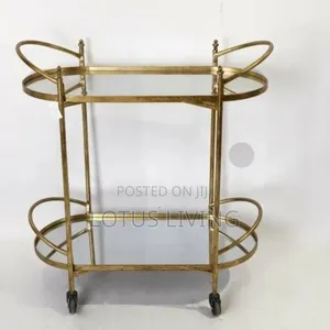 Vintage Bar Cart- Elegant Stylish