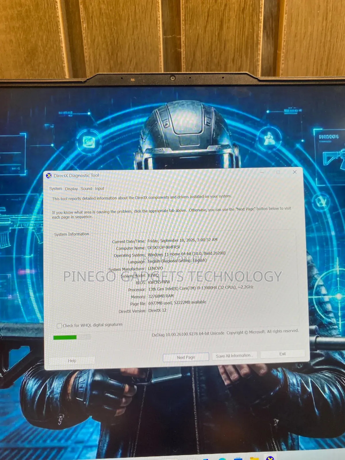 Laptop Lenovo Legion Pro 7 32GB Intel Core i9 SSD 1T