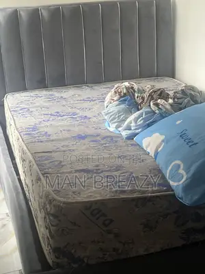 6X6 Mattress and Bed Frame Complete