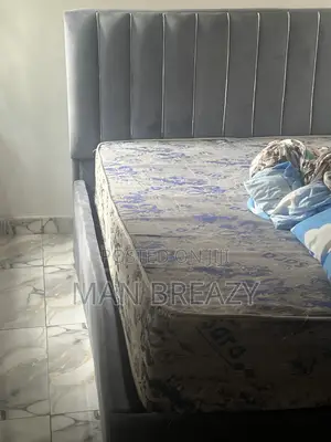 6X6 Mattress and Bed Frame Complete