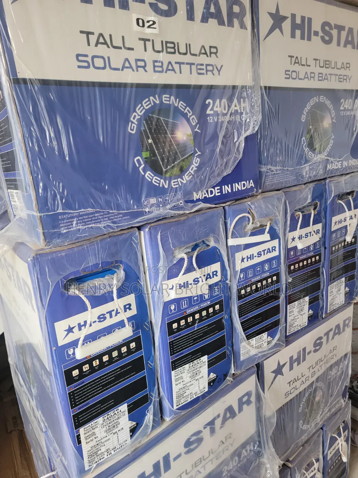 Hi Star Tubular 240ah