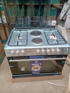 The Original Maxi Gas Cooker 60x90 With Two Electric Burner