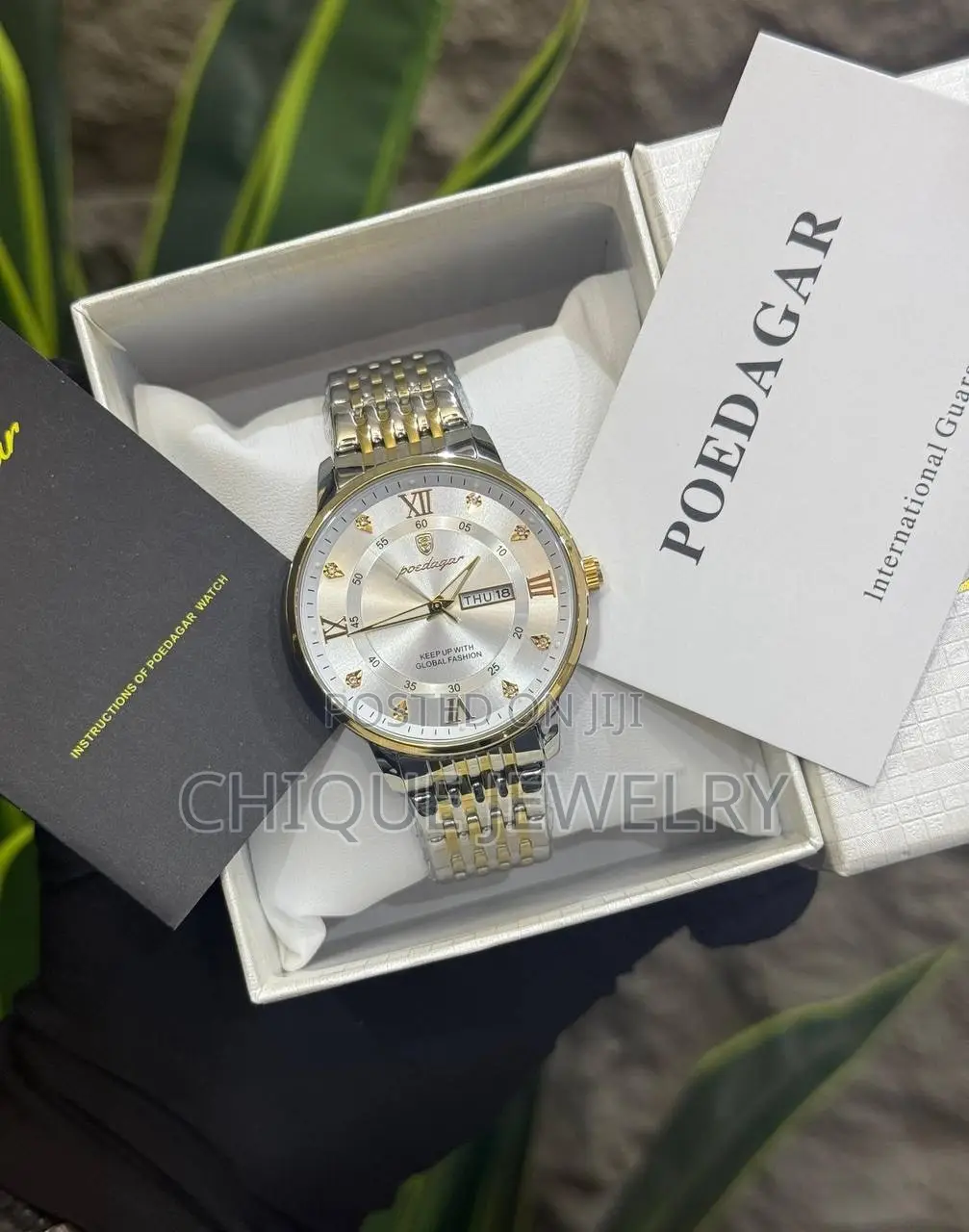 Poedagar Two Toned Watch