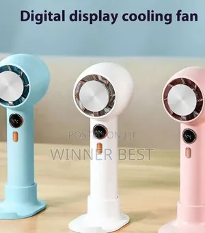 High Speed Phone Holder Handheld Table Fan