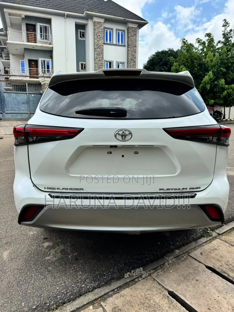 Toyota Highlander Platinum 2021 White