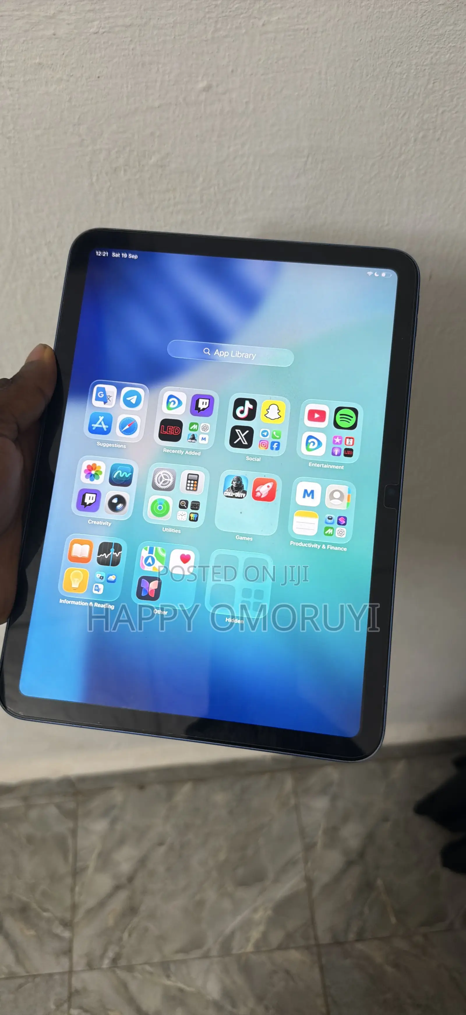 Apple iPad 10.2 (2020) Wi-Fi 64 GB Blue