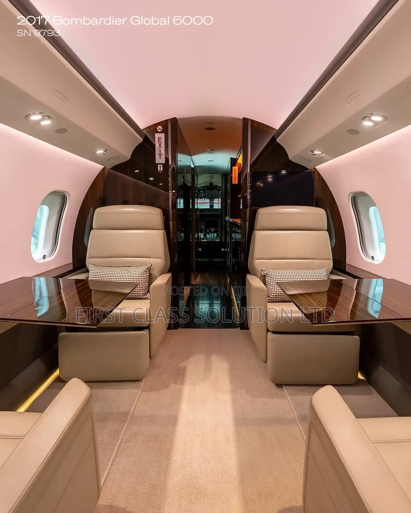 Global 6000 Private Jet Available for Charter
