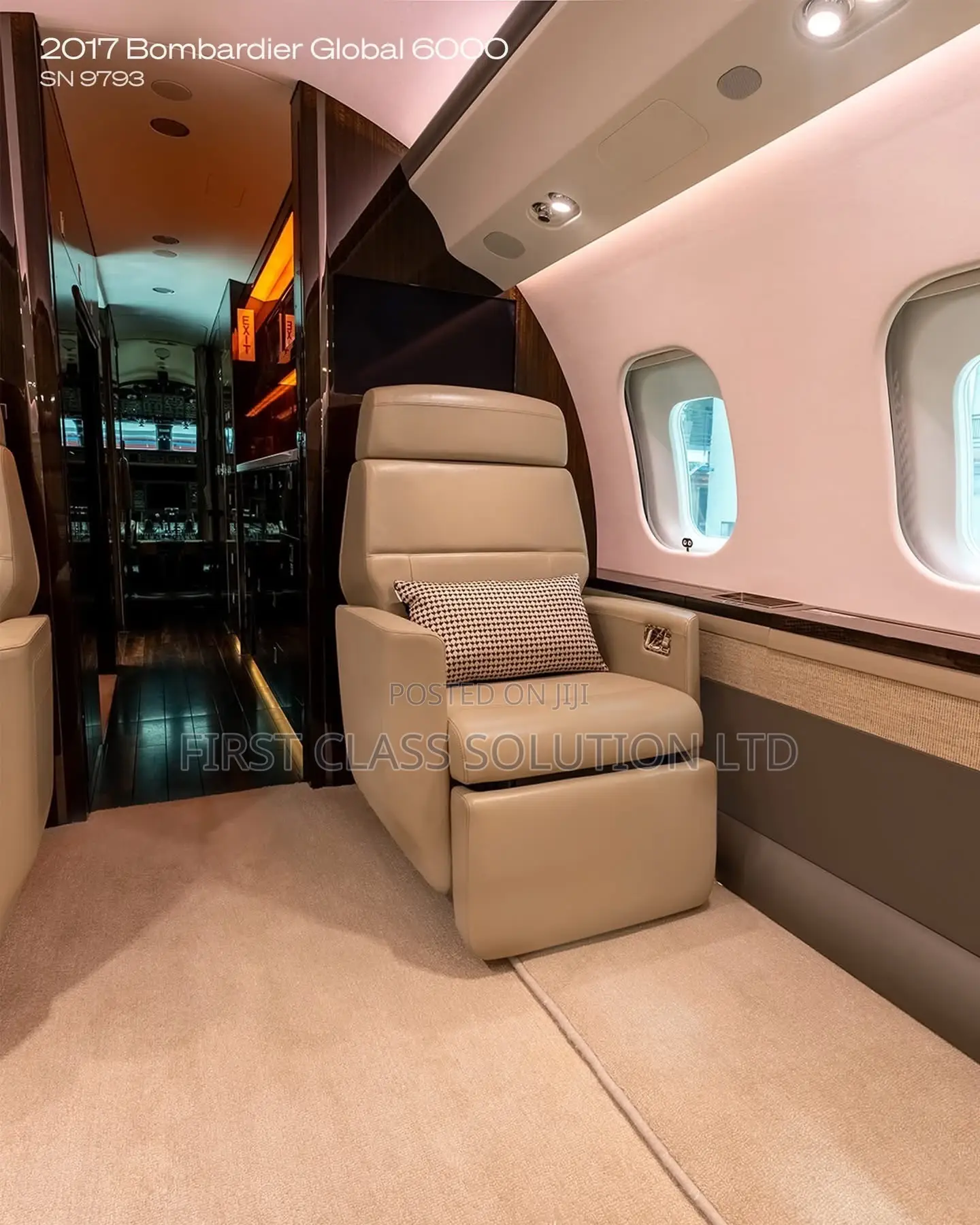 Global 6000 Private Jet Available for Charter