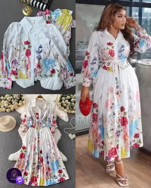 Luxury Denim Gown