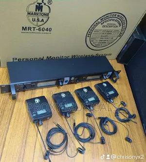 Marktone MRT-6040 4-in-1 Wireless in-Ear Monitor System