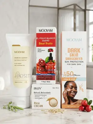 4-Step Even-Looking Glow Routine (Arbutin Serum Rice Cream) Bundle
