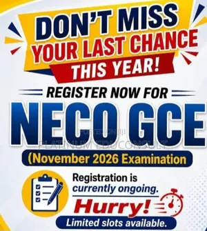 Register for 2026 NECO GCE