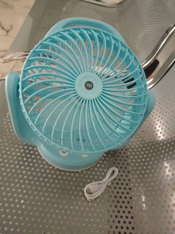 DP Mini Portable Fan With Rechargeable Battery