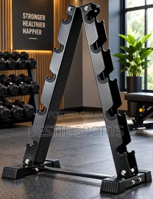 5 Pairs of Dumbbells Rack
