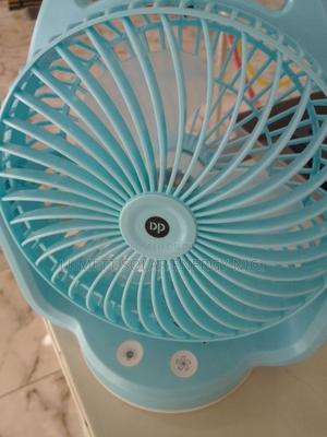 Portable Rechargeable Fan With Emergency Light
