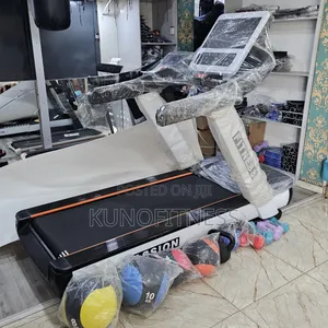6HP Commercial Treadmill 180kg Capacity LCD Console Screen