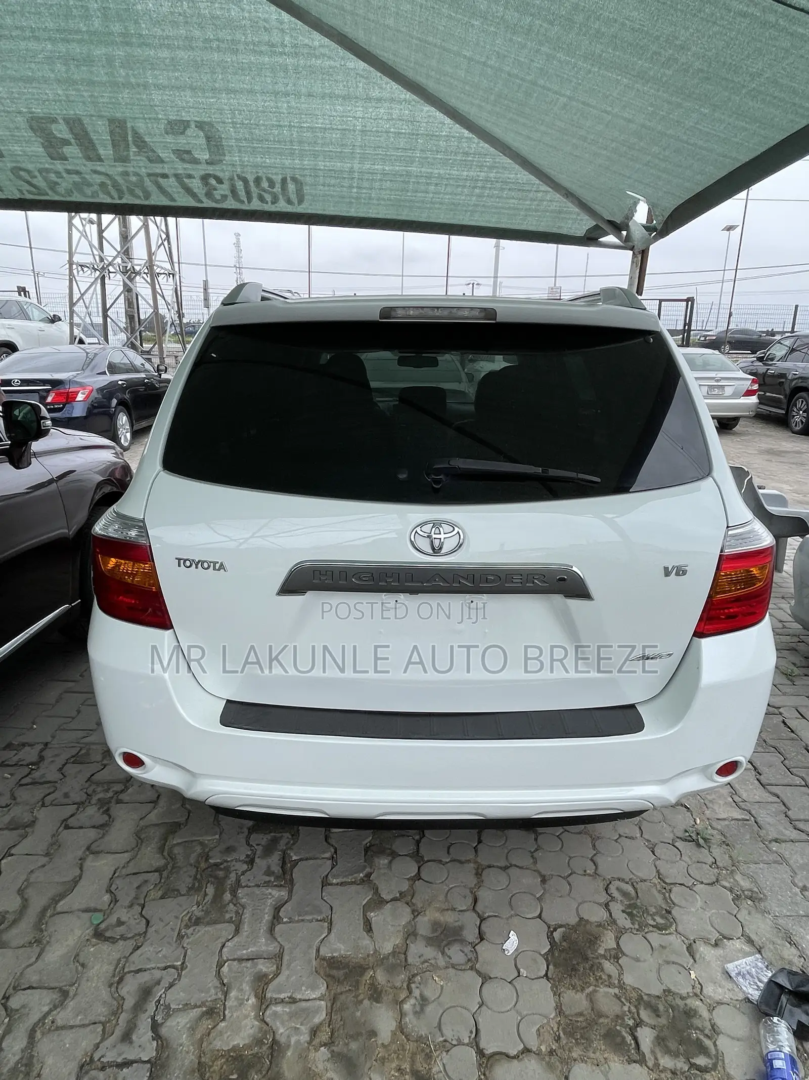 Toyota Highlander 2008 White