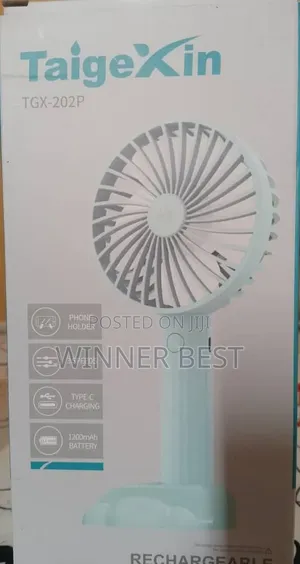 Rechargeable Handheld Table Fan
