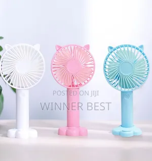 4" Rechargeable Phone Holder Mini Table Fan