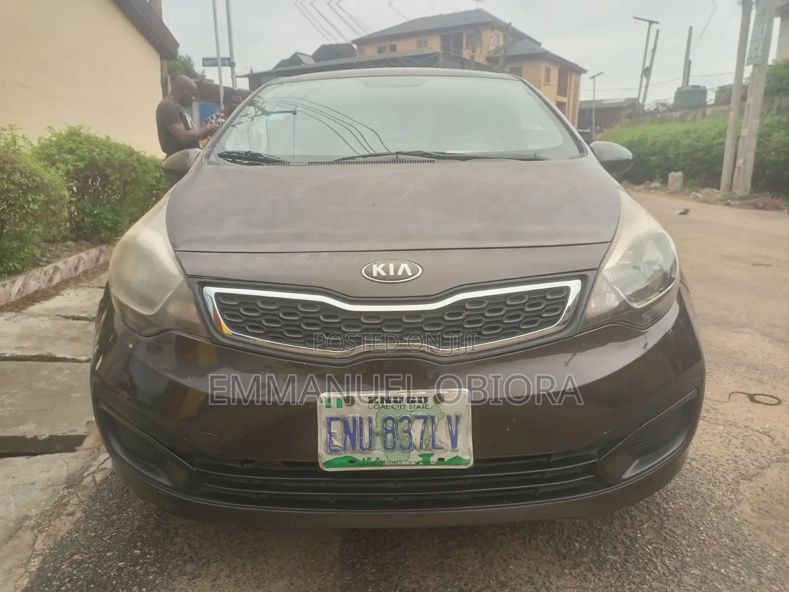 Kia Rio 2014 Brown