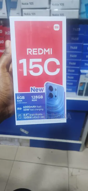 New Xiaomi Redmi 15C 4G 128 GB Black