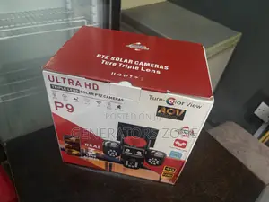  Triple Lens Solar PTZ CCTV Camera