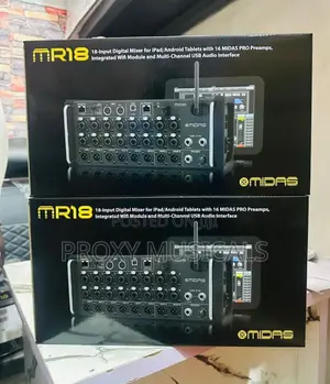 Midas Mr18 18-Channel Digital Mixer With Wi-Fi USB