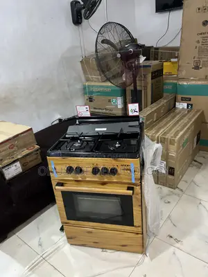 Maxi 60/60 3+1 Gas Cooker – Premium Wood Finish