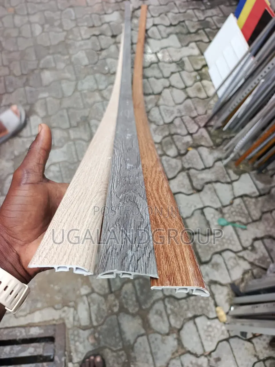 Wood Effect PVC Door Stopper