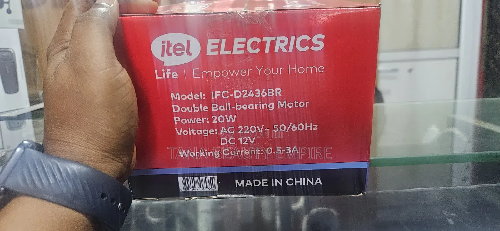 Itel AC/DC Solar Ceiling Fan