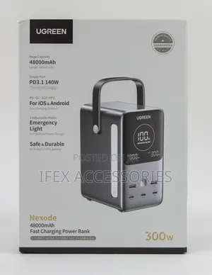 UGREEN NEXODE 48000mAh Fast Charging Power Bank (300W)