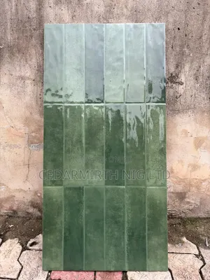 Green Color Wall Tiles in Various Shapes Sizes .