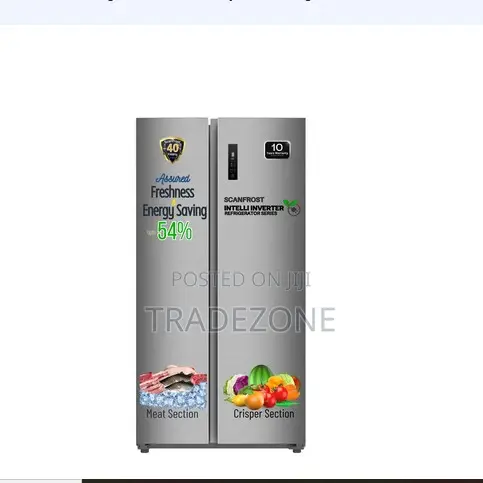 Scanfrost Intelli Inverter SBS Refrigerator | SFSBS450ME