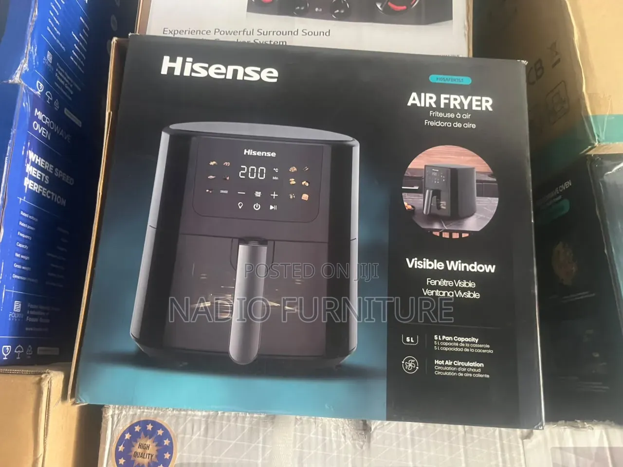5l Hisesnce Airfryer Oven