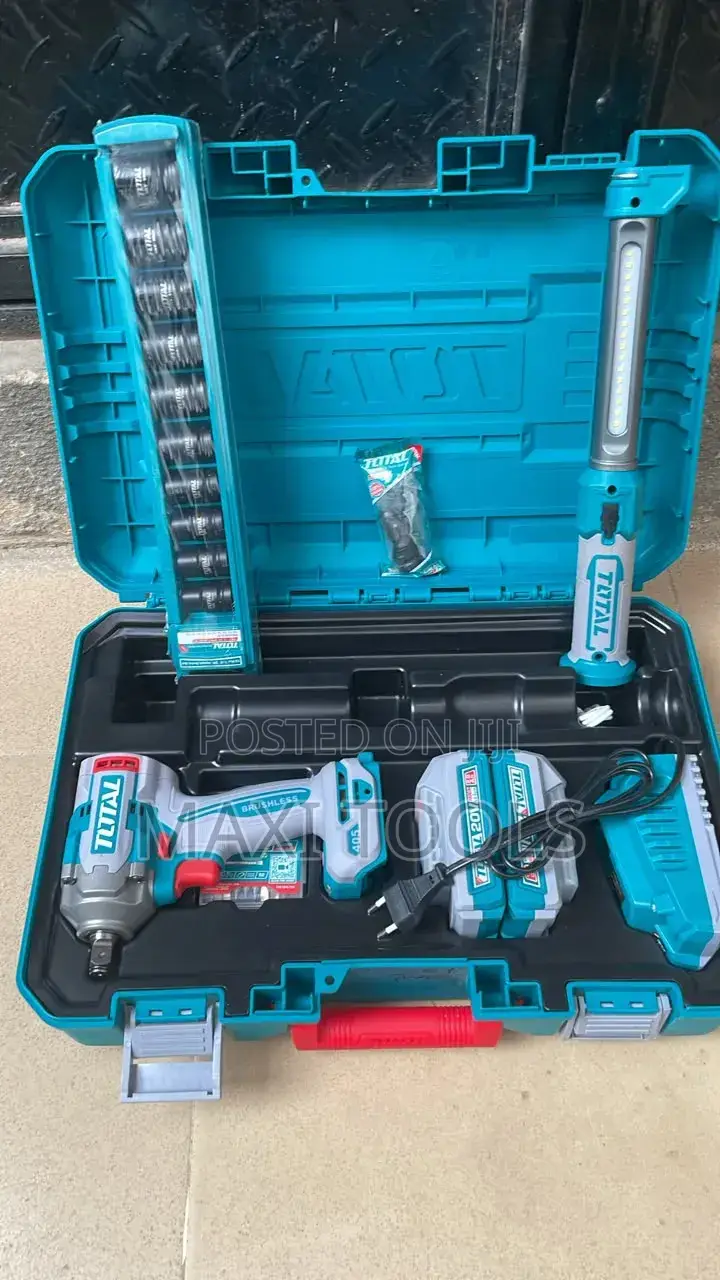 TOTAL Tools 20V Cordless 2-Piece Combo Kit (Model TOSLI23056)