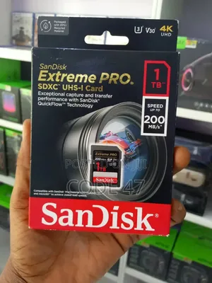 Sandisk Ex/Pro Cam 1tb