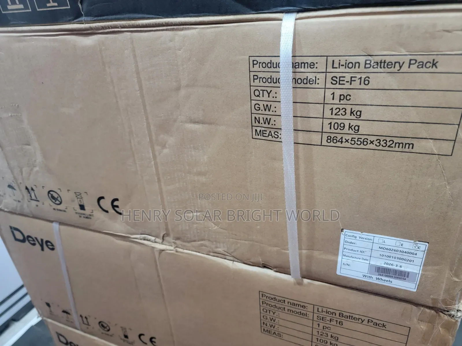 Deye 16kwh Lithium