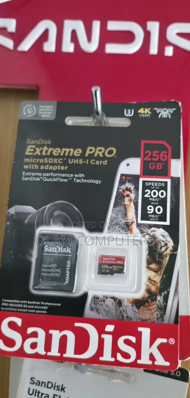 SanDisk Extreme Pro 256gb 200mB/S