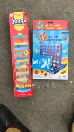 3in1 Weekend Card and Board Games (Jenga, Connect 4, Do or Drink Card)